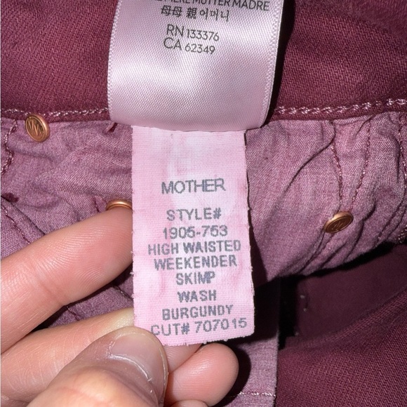 MOTHER The Weekender Skimp High-Waisted Jeans- Sz 26 - Picture 9 of 10